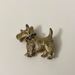 Avon Scottie Dog Brooch Pin